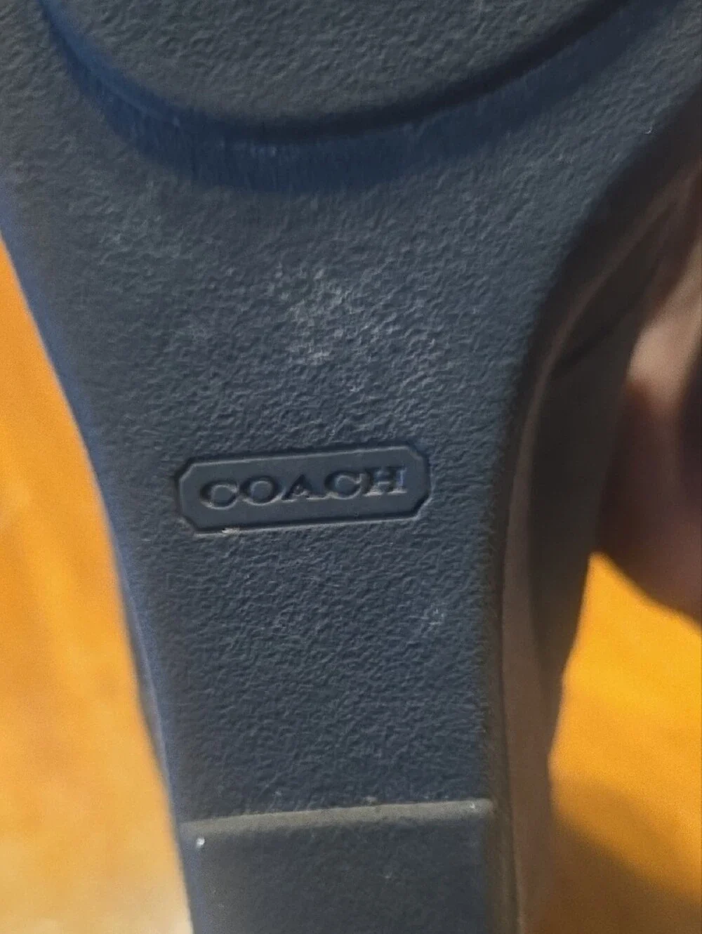 Coach Grey Suede Cassy Wedge Ankle Boots